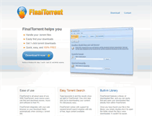 Tablet Screenshot of finaltorrent.com